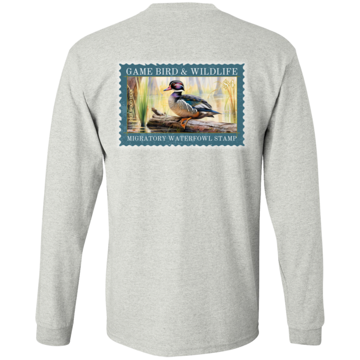 Wood Duck Migratory Waterfowl Stamp Long Sleeve