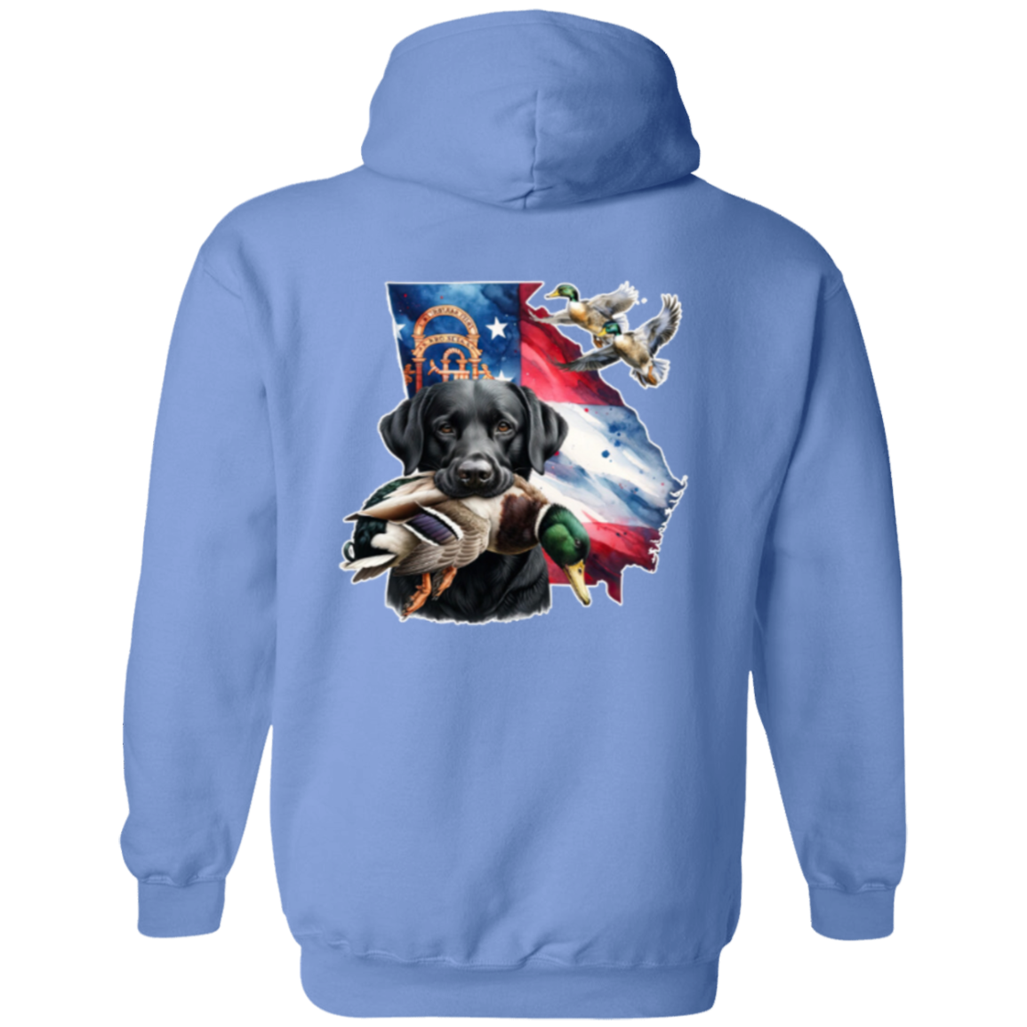 Georgia Black Labrador Hoodie