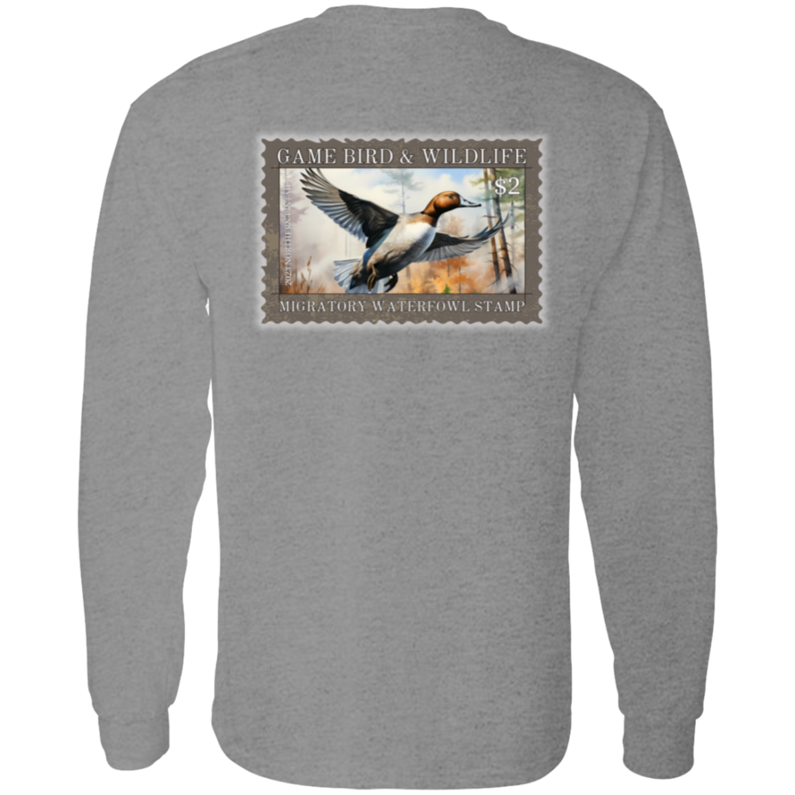 Northern Pintail Duck Migratory Waterfowl Stamp Long Sleeve