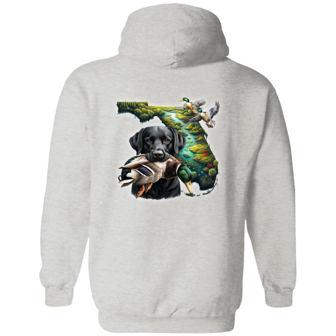 Florida Black Labrador Hoodie