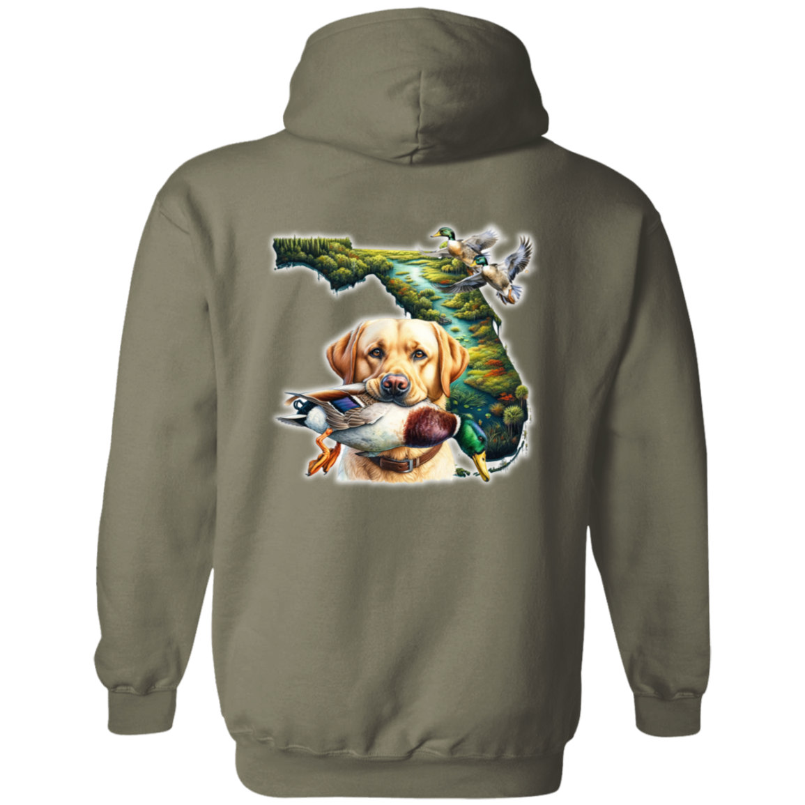 Florida Yellow Labrador Hoodie