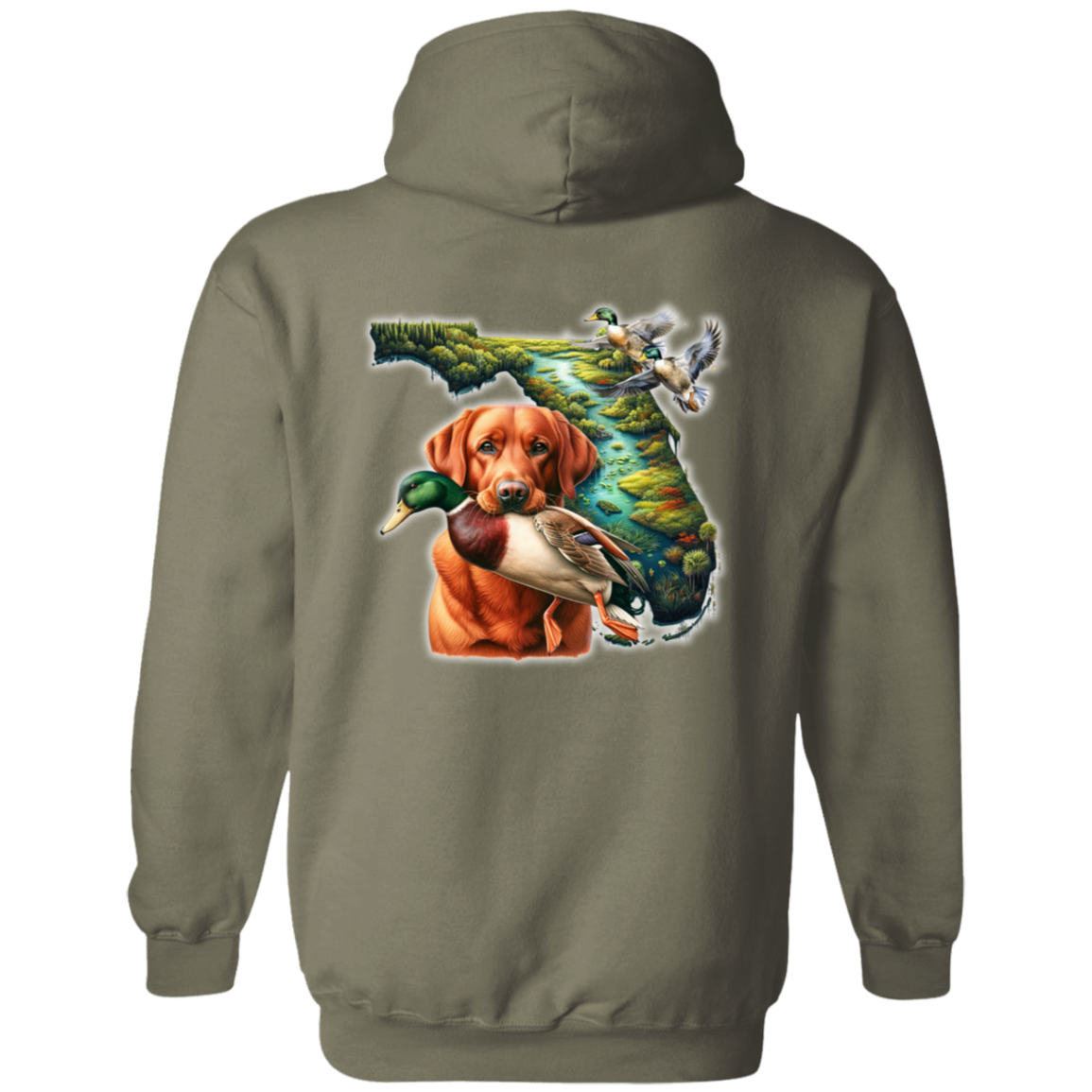 Florida Fox Red Labrador Hoodie
