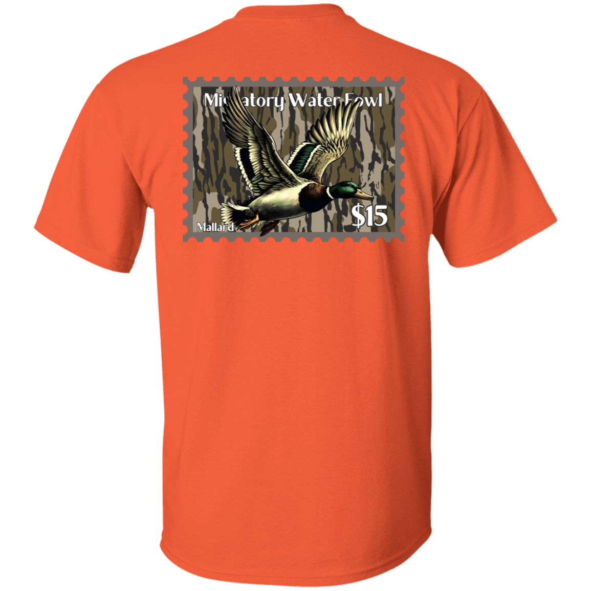 Mallard Migratory Waterfowl Duck Stamp Bottom Land Short Sleeve