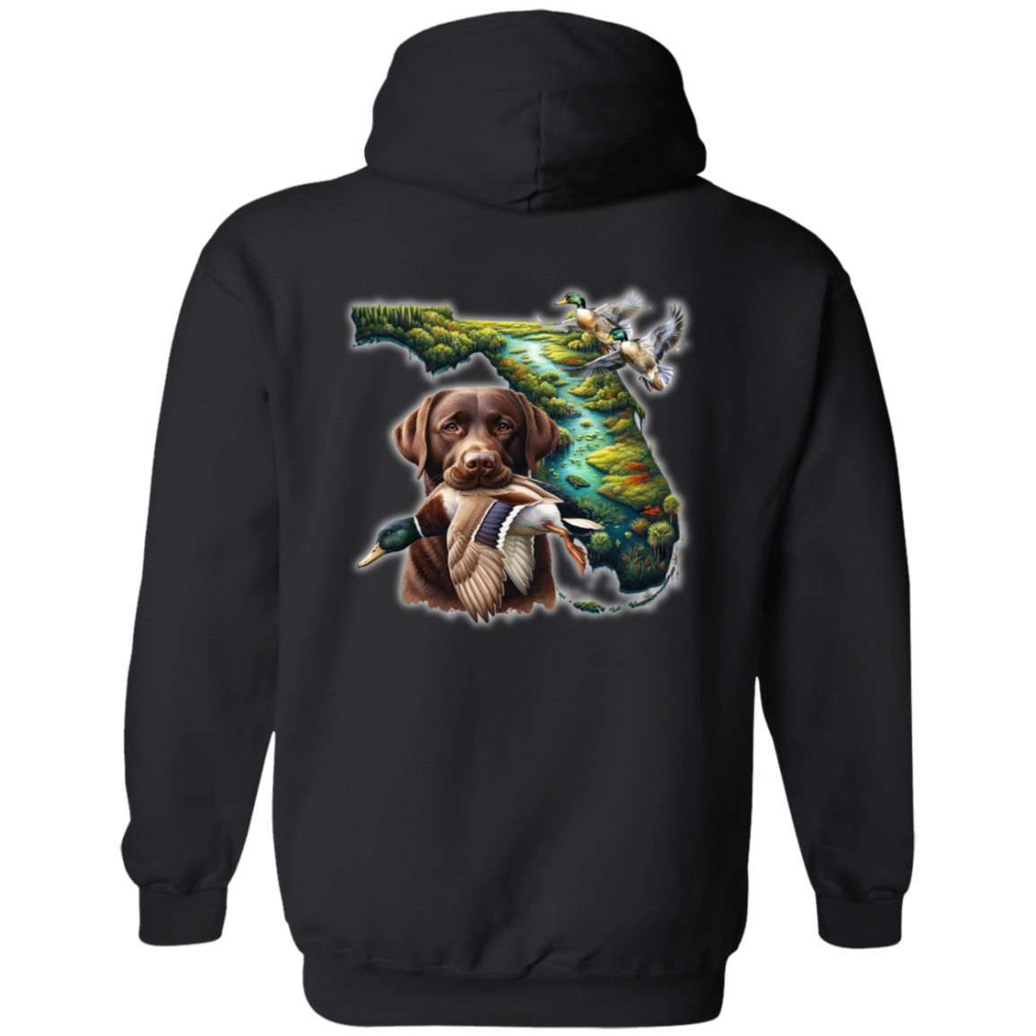 Florida Chocolate Labrador Hoodie