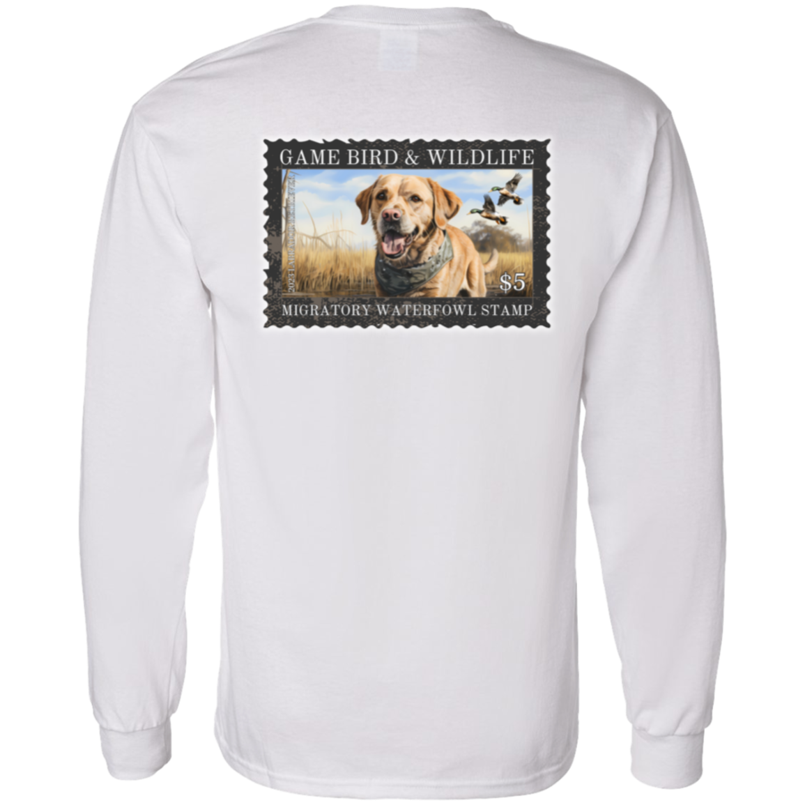 Labrador Retriever Mallard Duck Migratory Waterfowl Stamp Long Sleeve