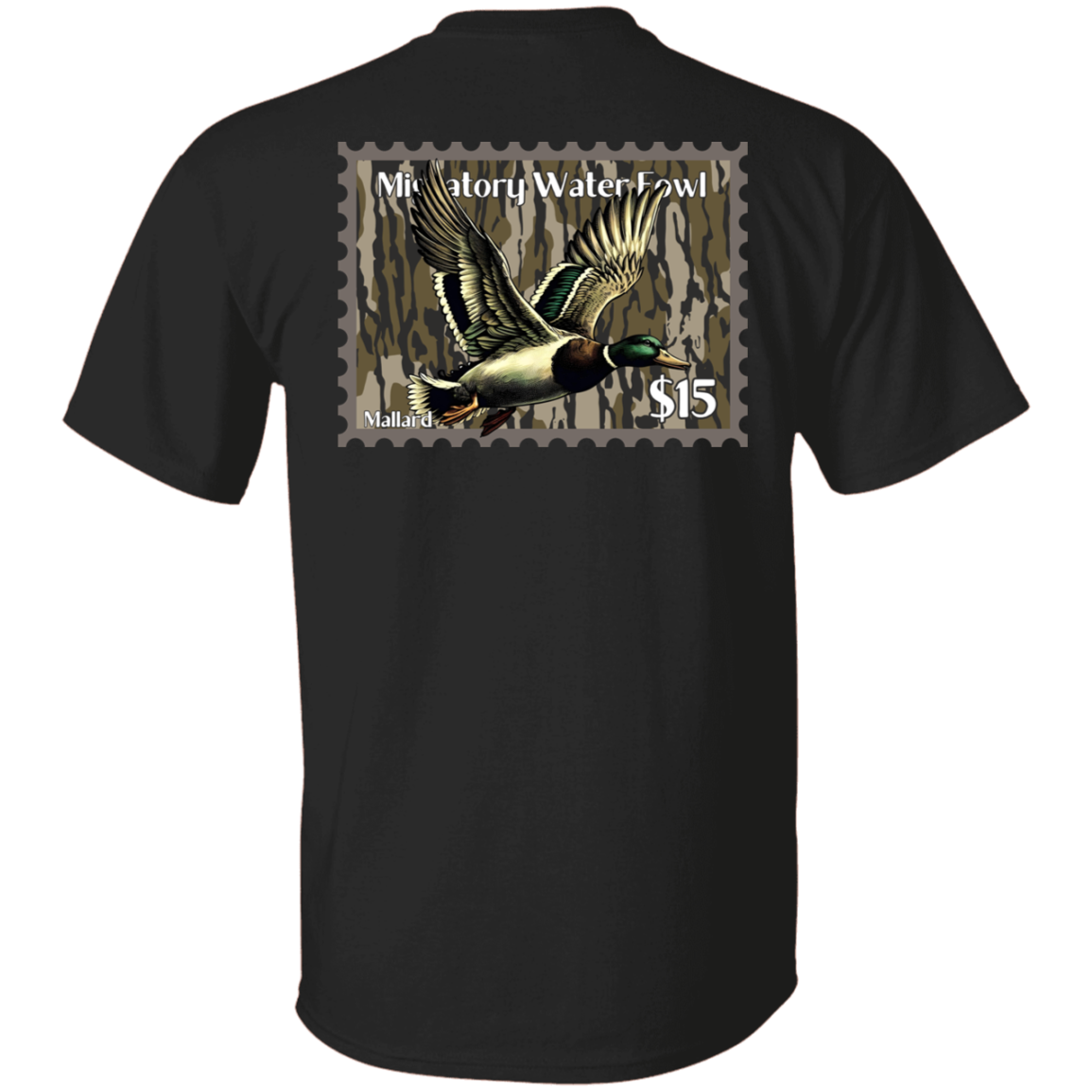 Mallard Migratory Waterfowl Duck Stamp Bottom Land Short Sleeve