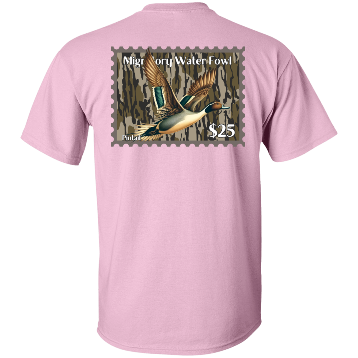 Pintail Migratory Waterfowl Duck Stamp Bottom Land Short Sleeve