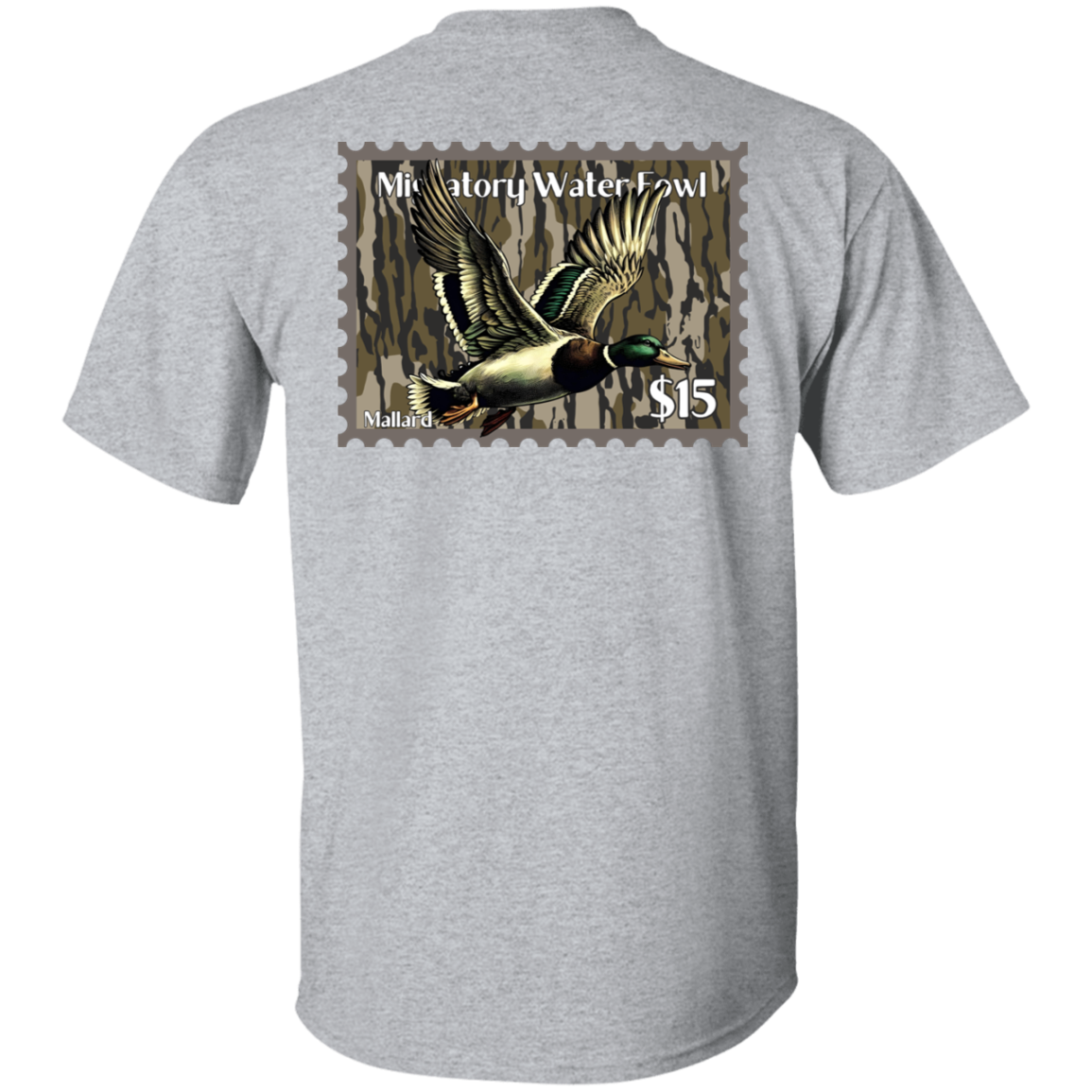 Mallard Migratory Waterfowl Duck Stamp Bottom Land Short Sleeve