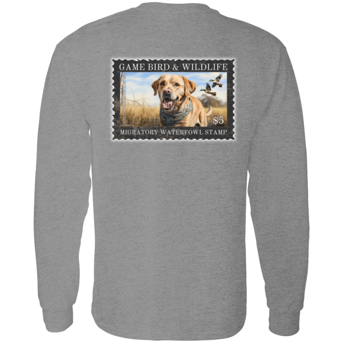 Labrador Retriever Mallard Duck Migratory Waterfowl Stamp Long Sleeve