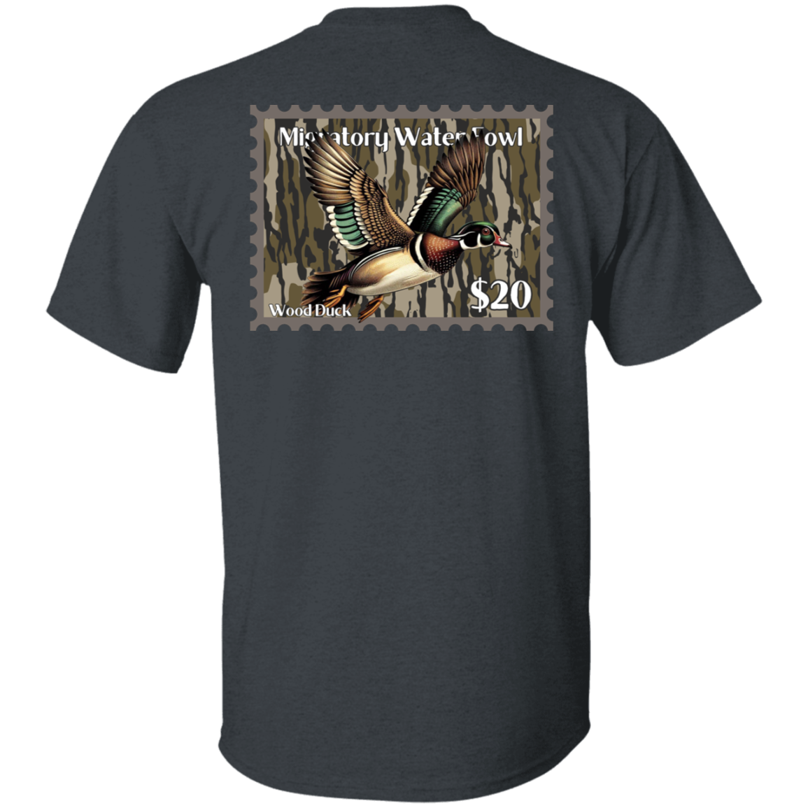Wood Duck Migratory Waterfowl Duck Stamp Bottom Land Short Sleeve