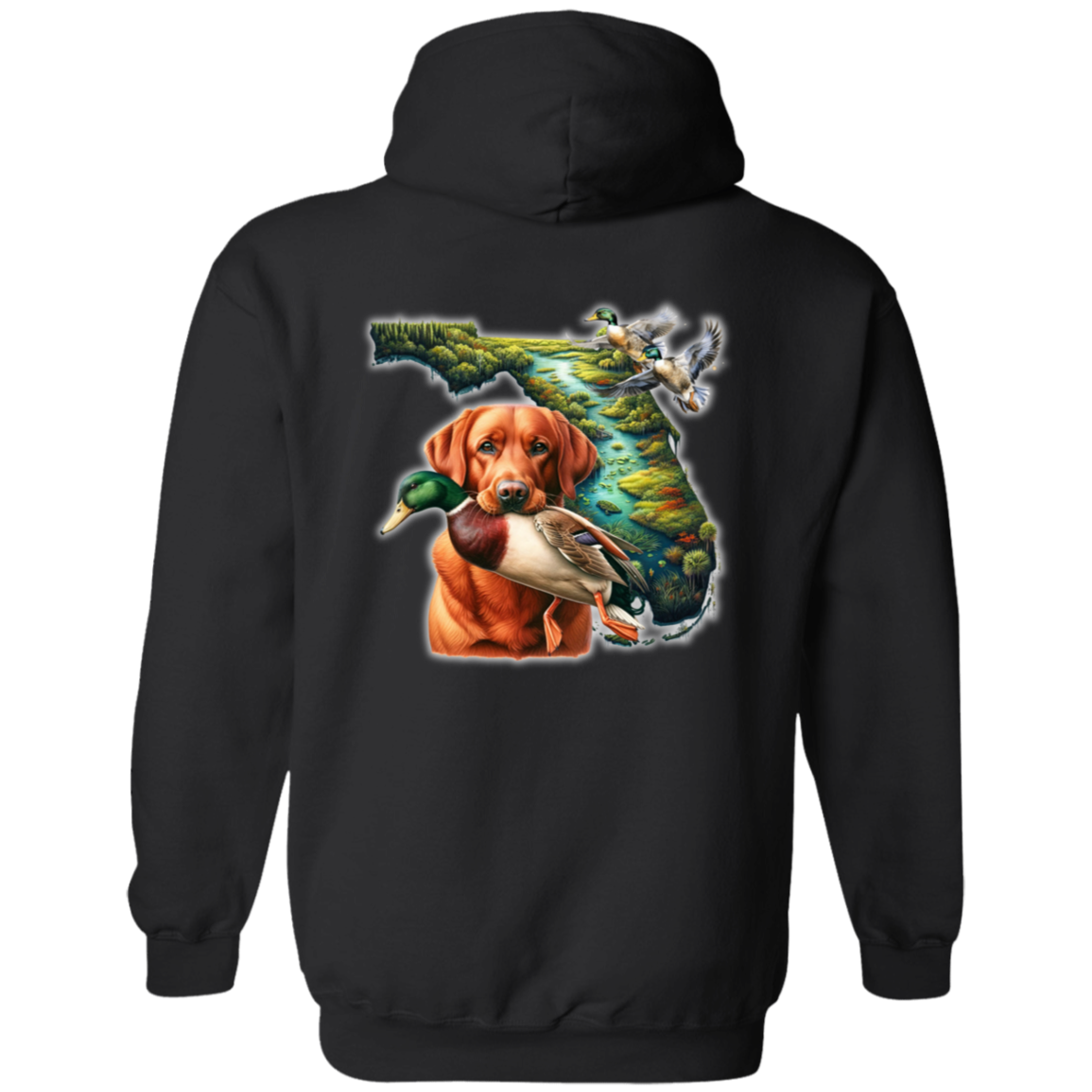 Florida Fox Red Labrador Hoodie