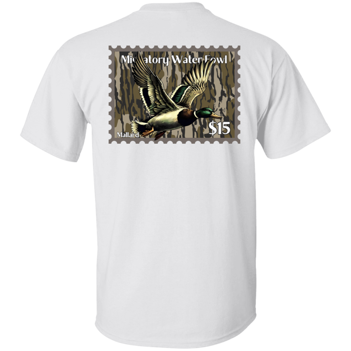 Mallard Migratory Waterfowl Duck Stamp Bottom Land Short Sleeve