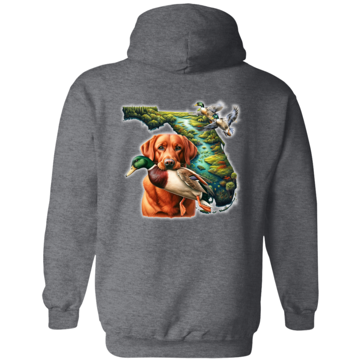 Florida Fox Red Labrador Hoodie