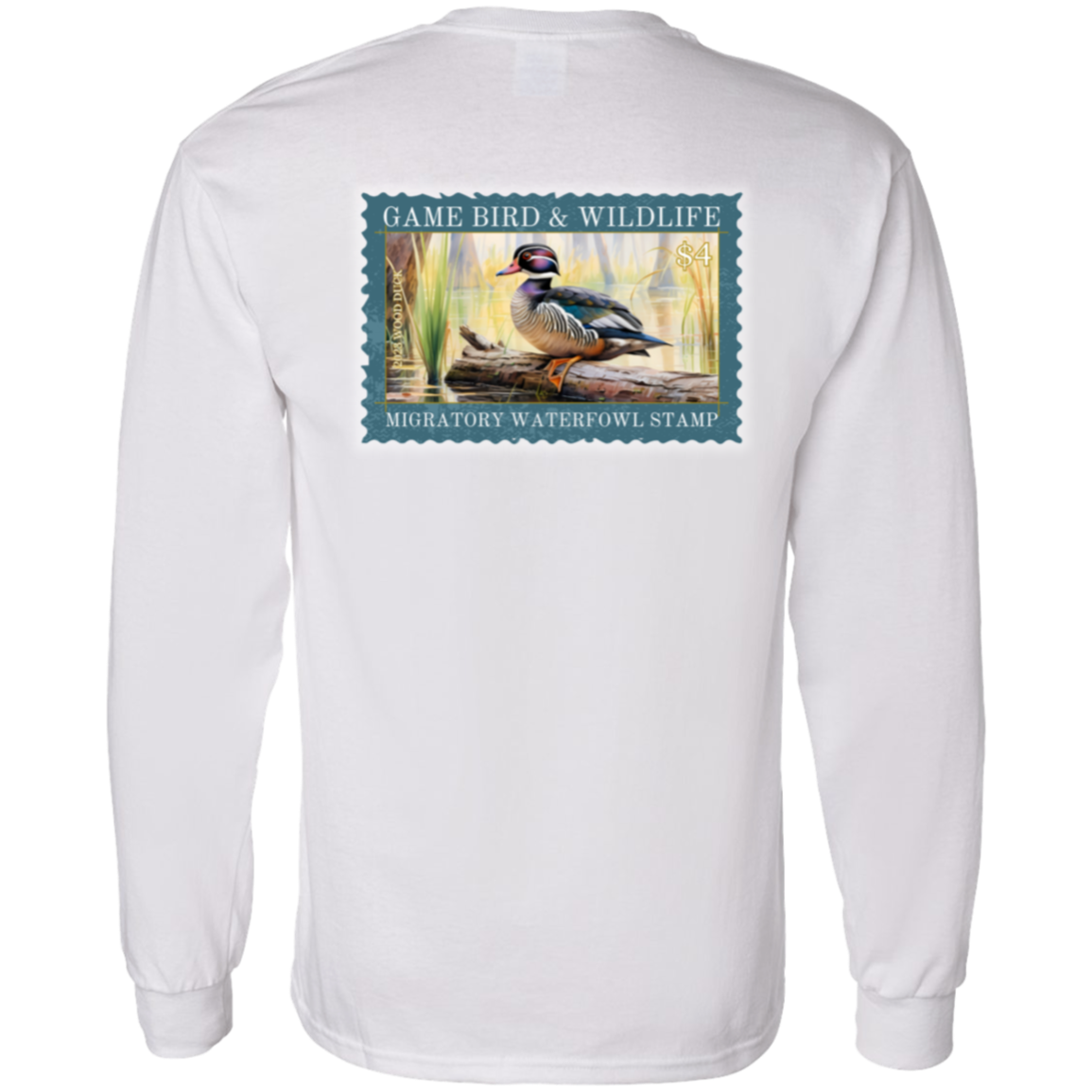 Wood Duck Migratory Waterfowl Stamp Long Sleeve