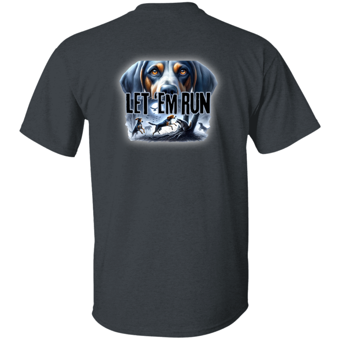 Let 'Em Run Racoon Hunter Short Sleeve