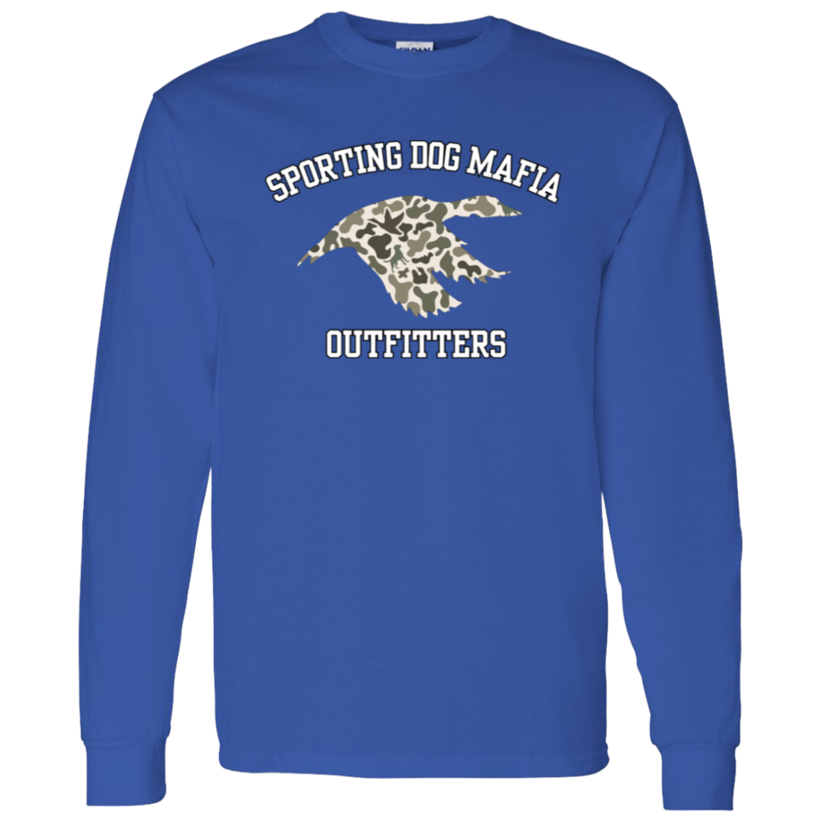 Sporting Dog Mafia Outfitters with Camo Duck Long Sleeve