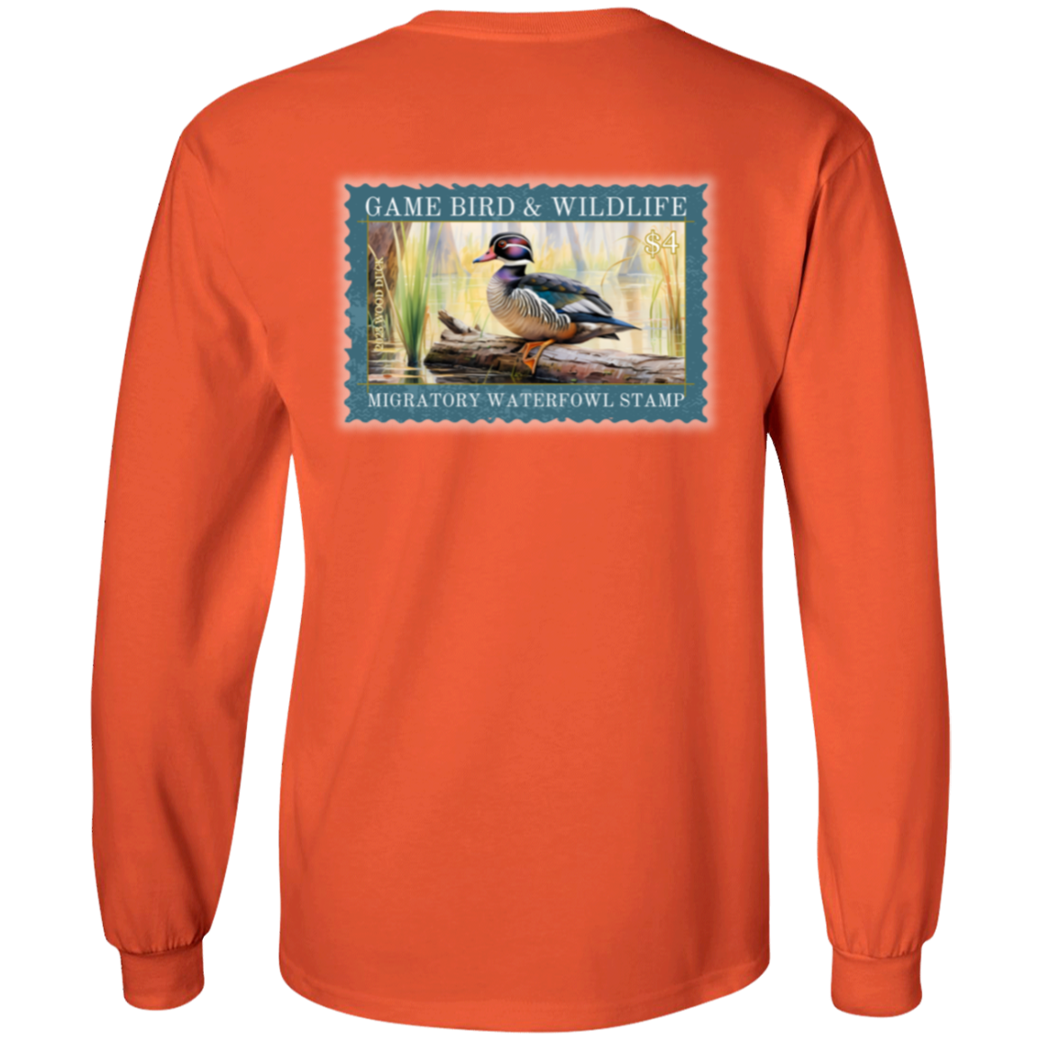 Wood Duck Migratory Waterfowl Stamp Long Sleeve