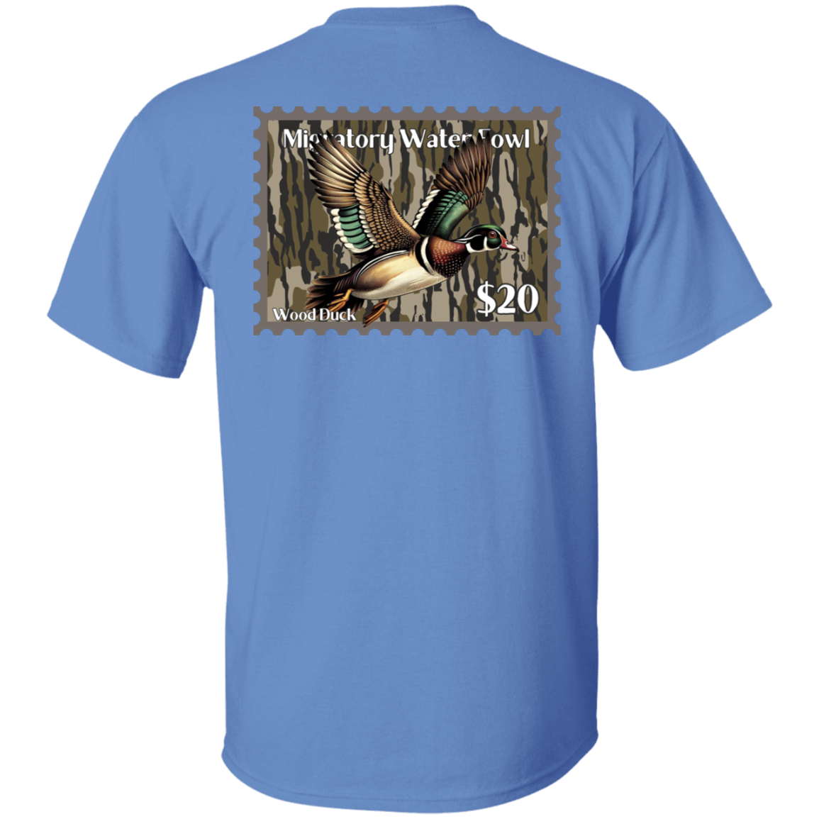 Wood Duck Migratory Waterfowl Duck Stamp Bottom Land Short Sleeve