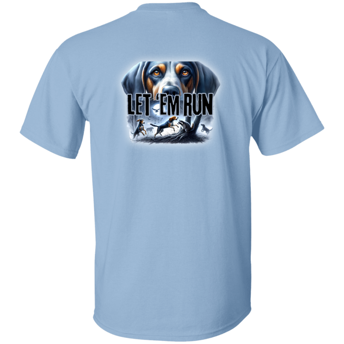 Let 'Em Run Racoon Hunter Short Sleeve