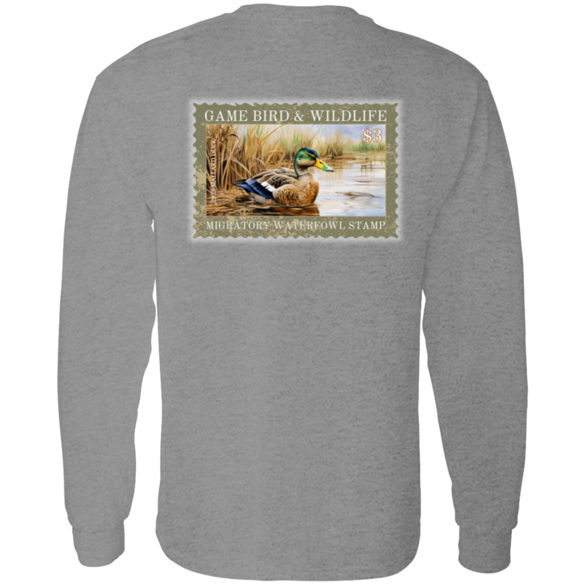 $3 Mallard Duck Migratory Waterfowl Stamp Long Sleeve
