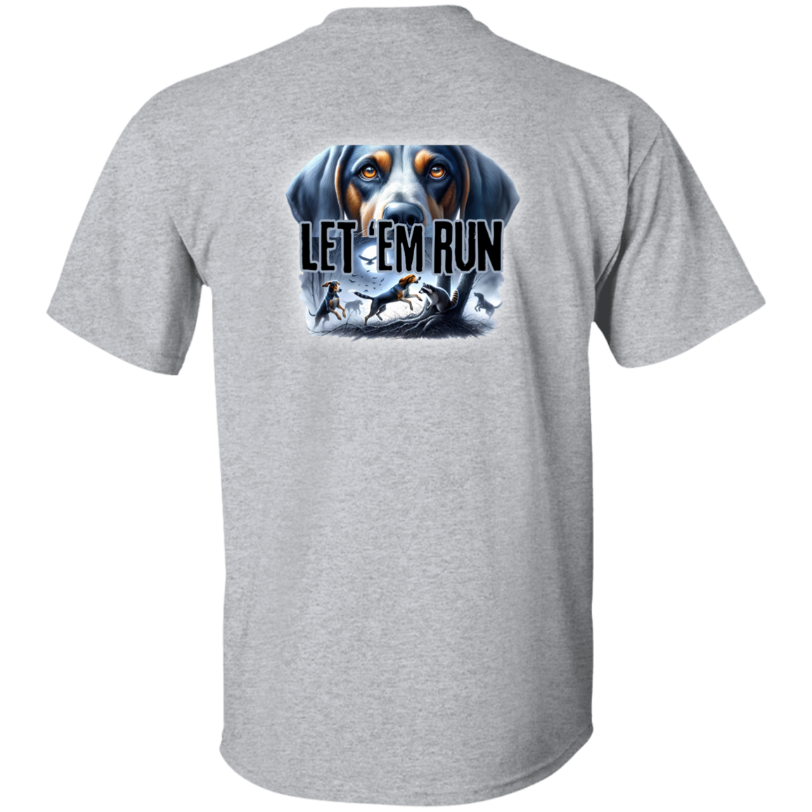 Let 'Em Run Racoon Hunter Short Sleeve