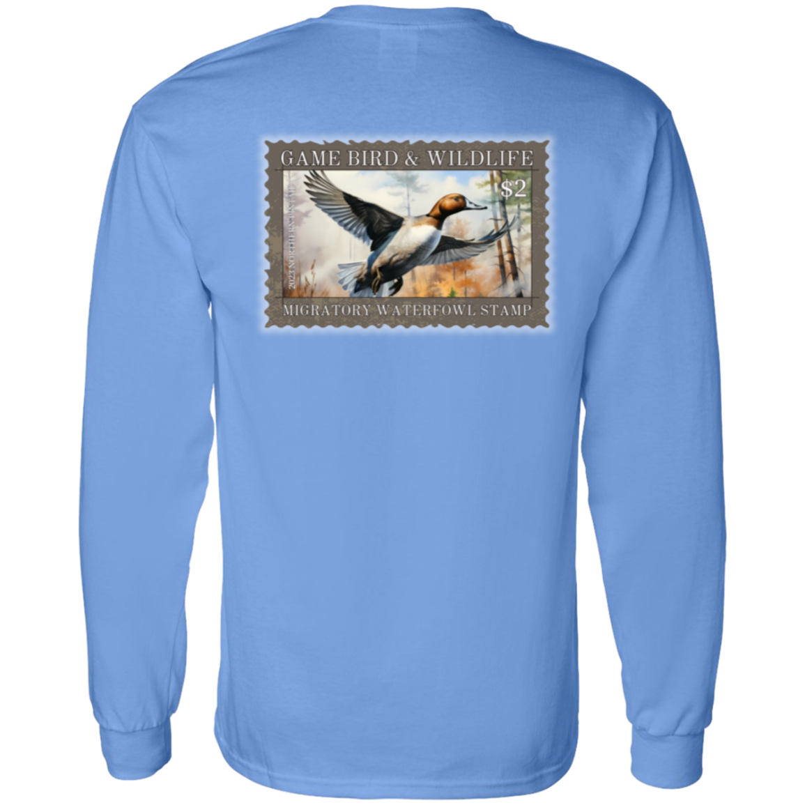 Northern Pintail Duck Migratory Waterfowl Stamp Long Sleeve