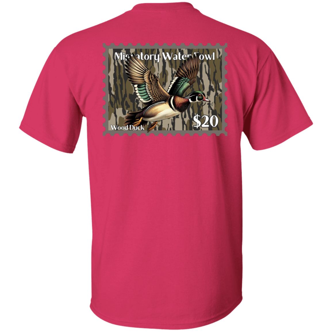 Wood Duck Migratory Waterfowl Duck Stamp Bottom Land Short Sleeve