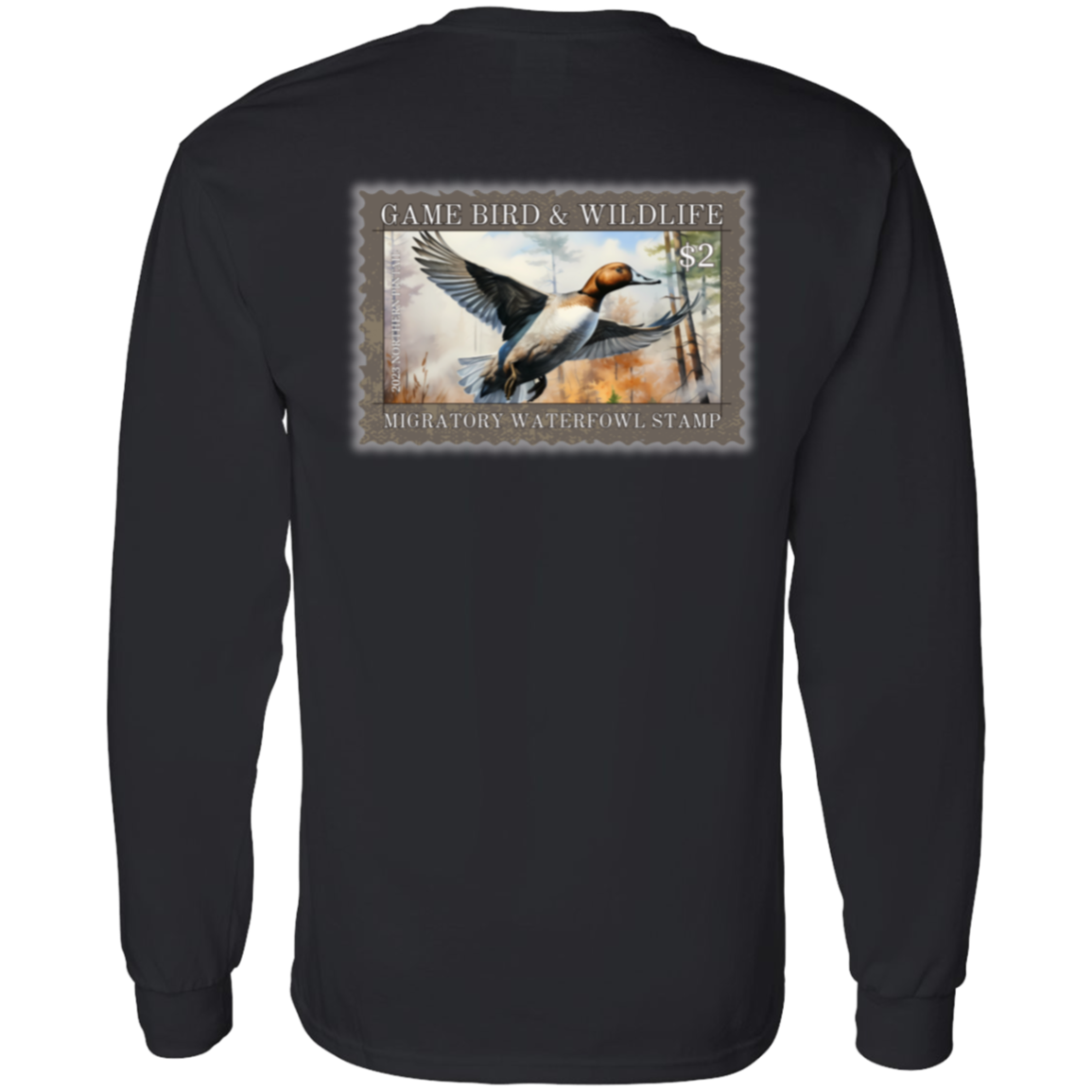 Northern Pintail Duck Migratory Waterfowl Stamp Long Sleeve