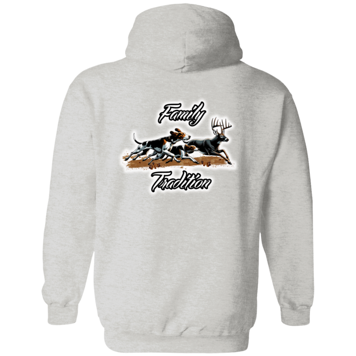 Family Tradition Dogs Chasing Deer Hoodie