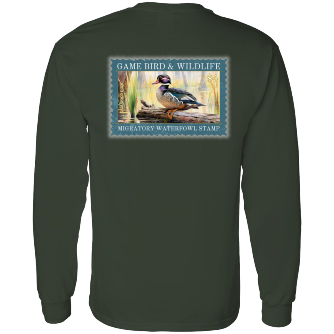 Wood Duck Migratory Waterfowl Stamp Long Sleeve