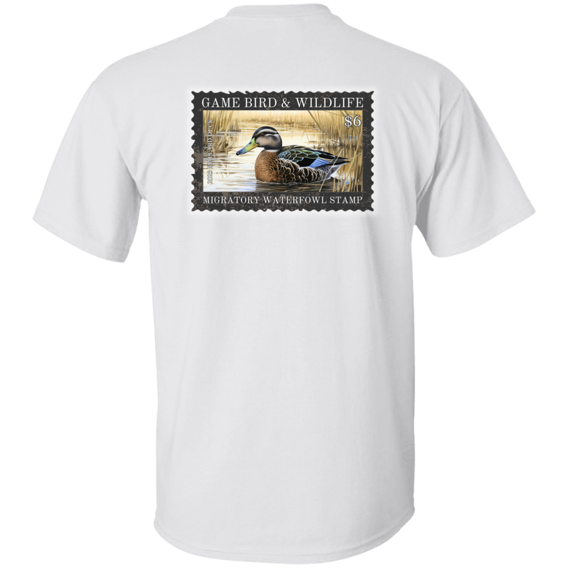 $6 Mallard Duck Migratory Waterfowl Stamp Short Sleeve