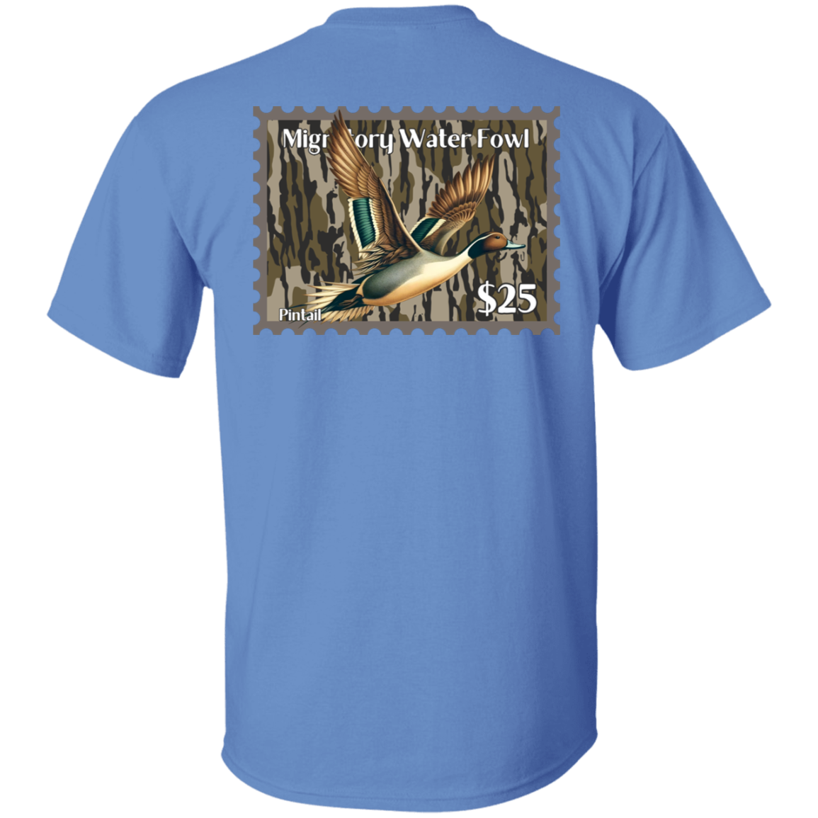 Pintail Migratory Waterfowl Duck Stamp Bottom Land Short Sleeve