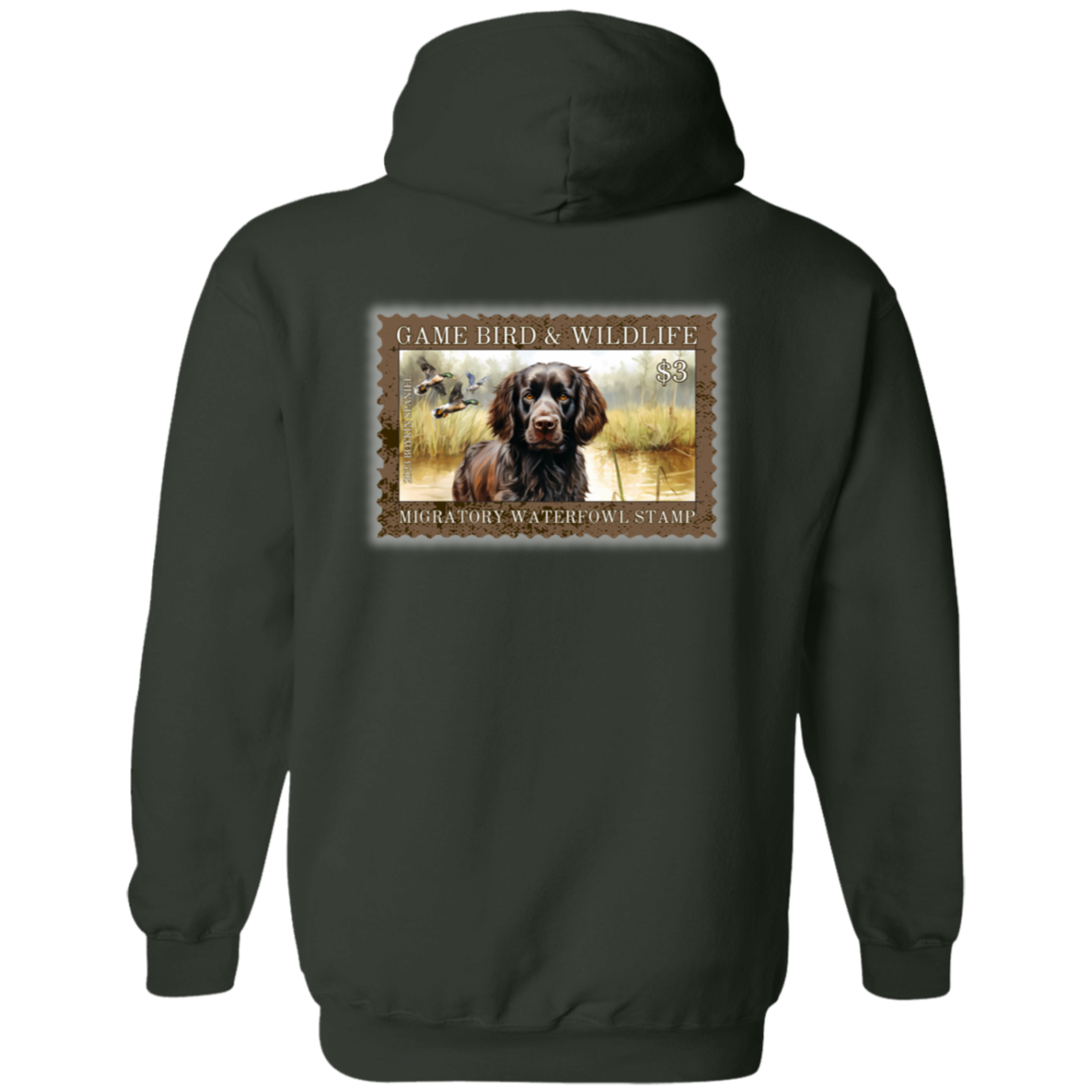 Boykin Spaniel Migratory Waterfowl Stamp Hoodie