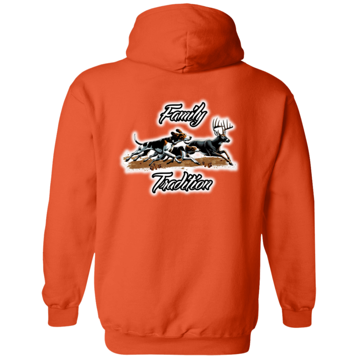 Family Tradition Dogs Chasing Deer Hoodie