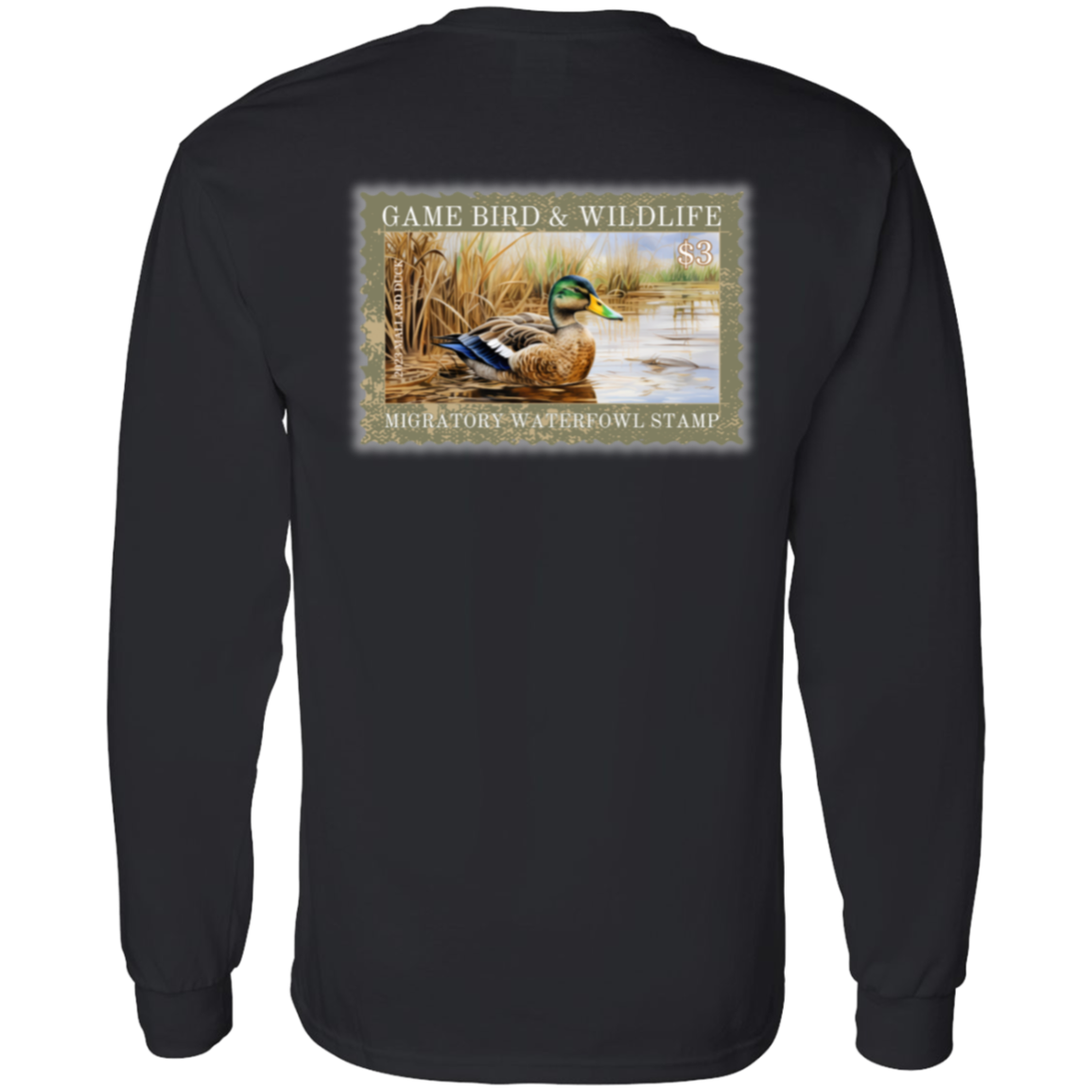 $3 Mallard Duck Migratory Waterfowl Stamp Long Sleeve