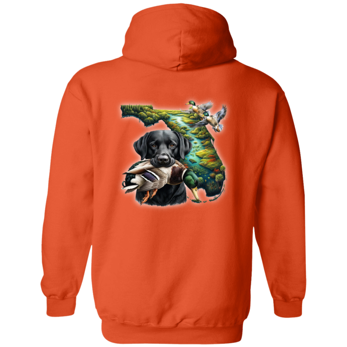 Florida Black Labrador Hoodie