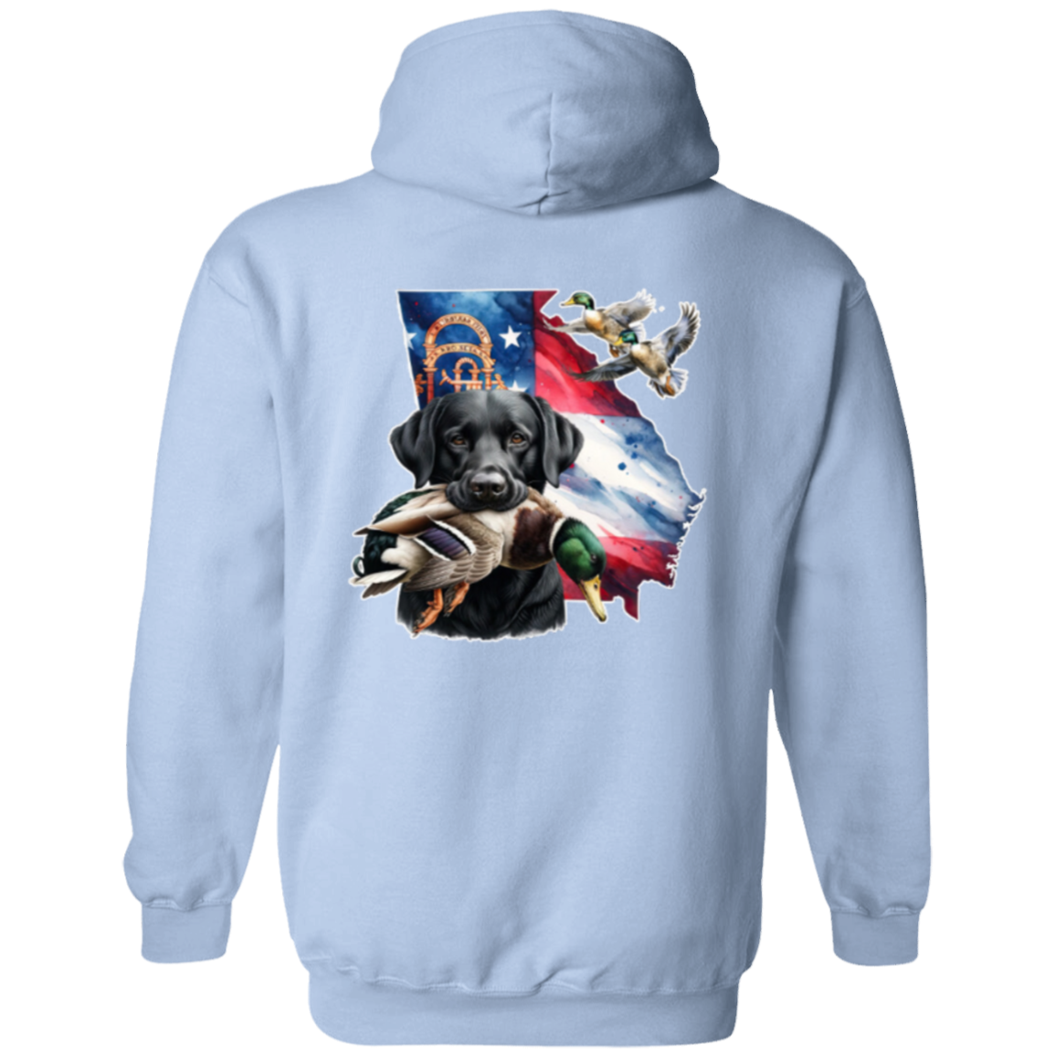 Georgia Black Labrador Hoodie