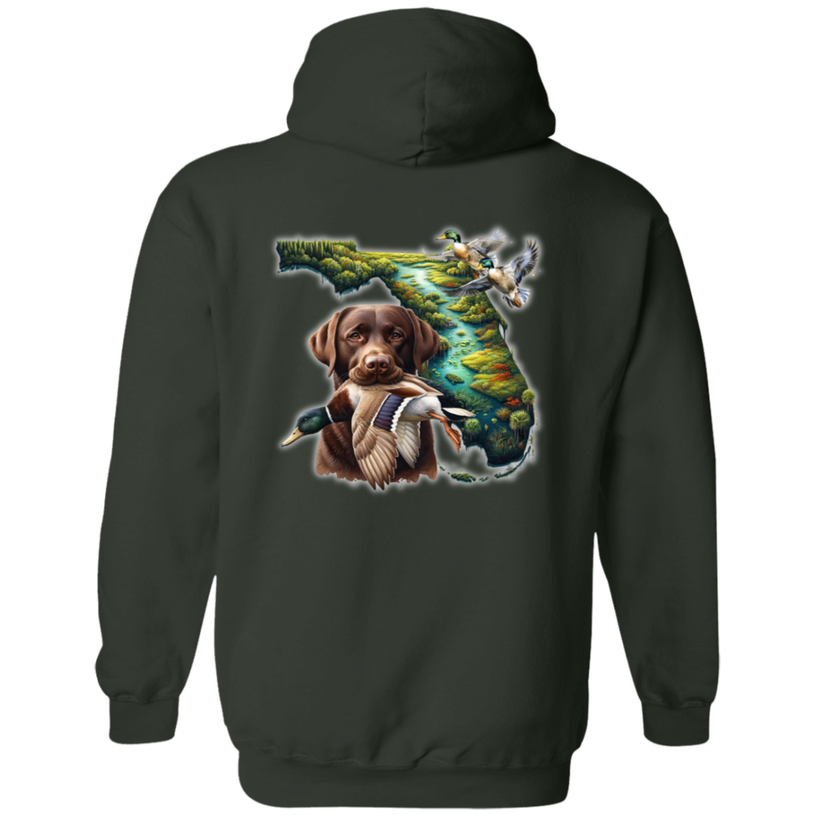 Florida Chocolate Labrador Hoodie