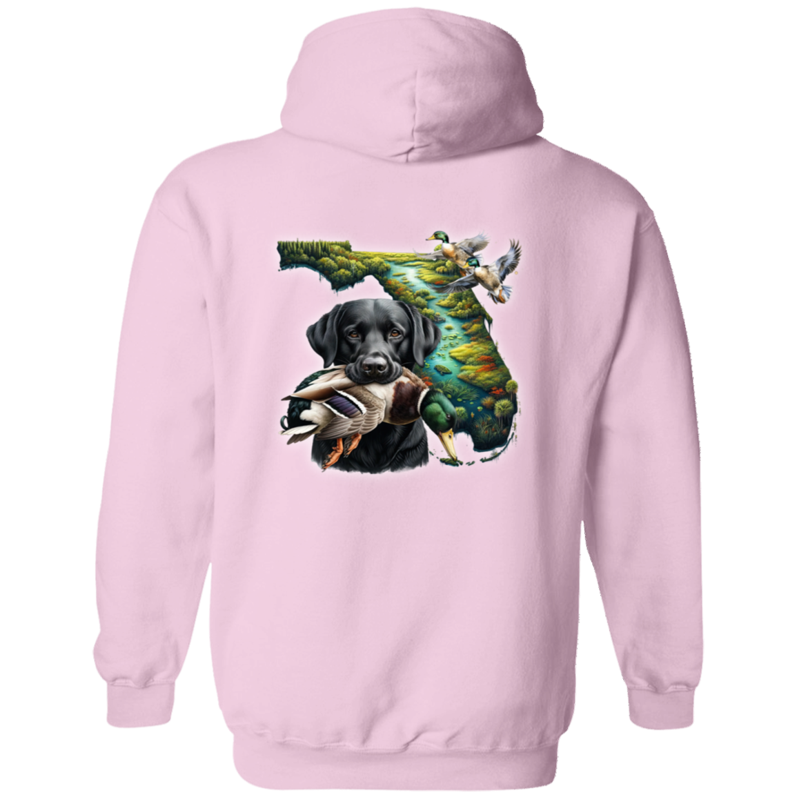 Florida Black Labrador Hoodie