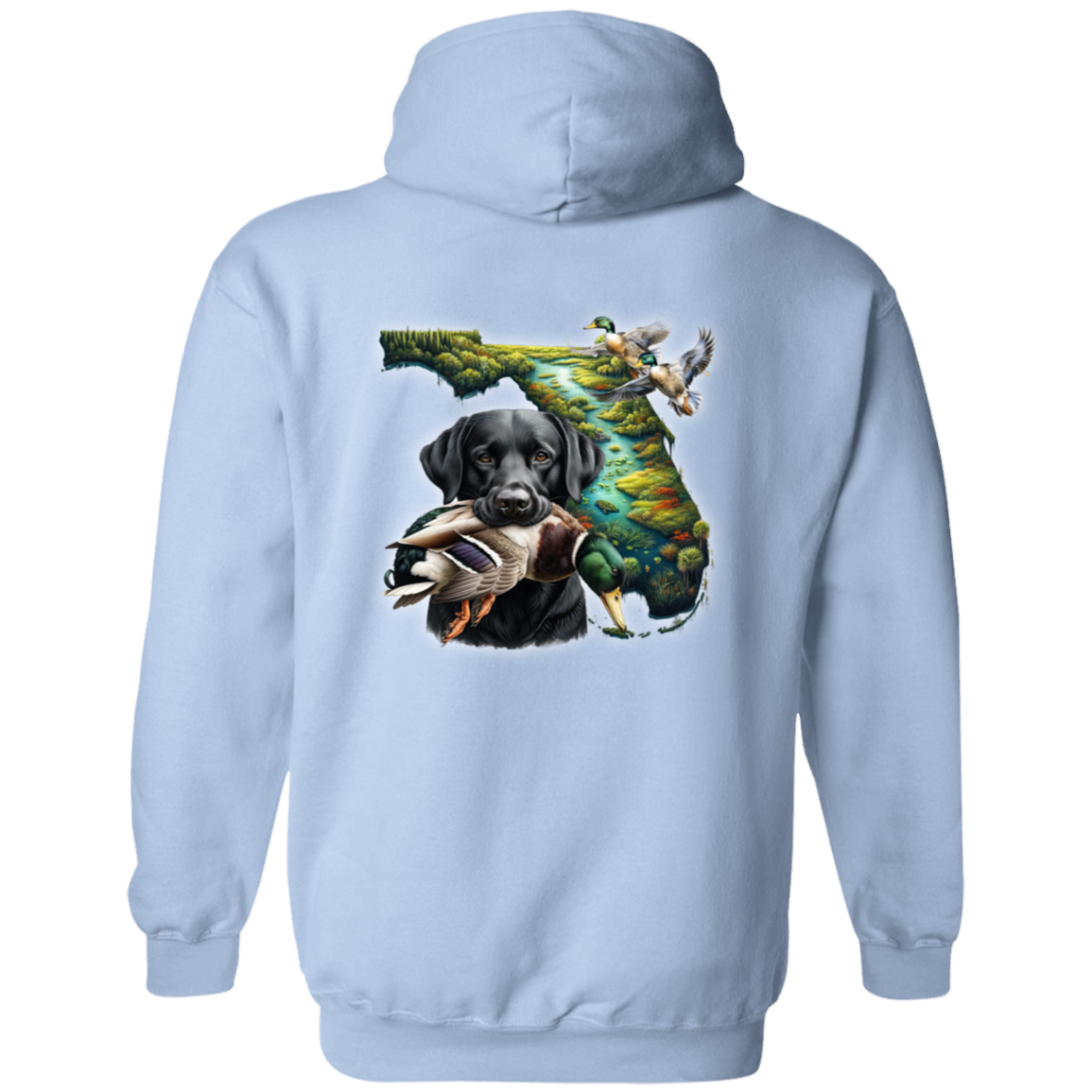 Florida Black Labrador Hoodie
