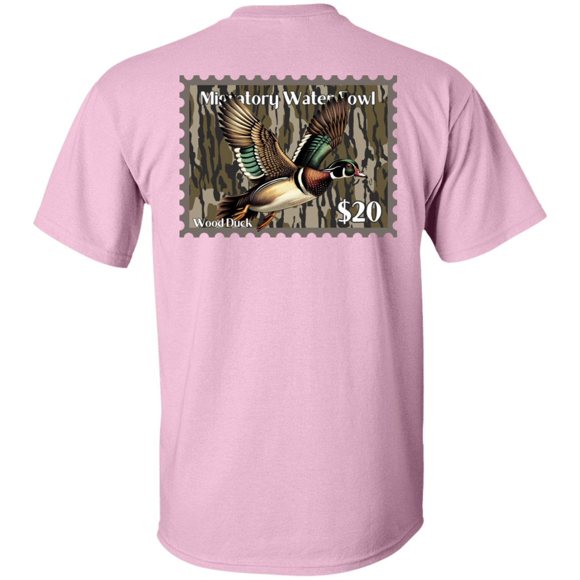 Wood Duck Migratory Waterfowl Duck Stamp Bottom Land Short Sleeve