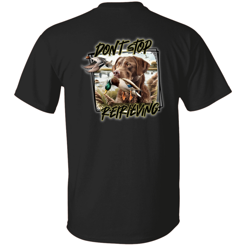 Chesapeake Bay Retriever Don't Stop Retrieving Short Sleeve