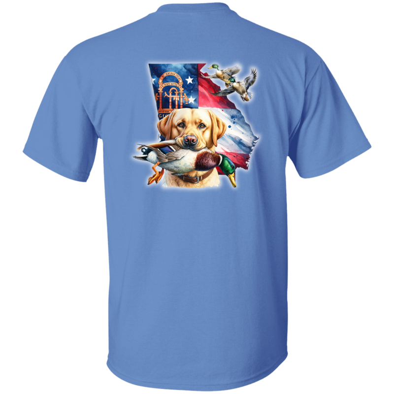 GEORGIA YELLOW LABRADOR RETRIEVER SHORT SLEEVE T-SHIRT