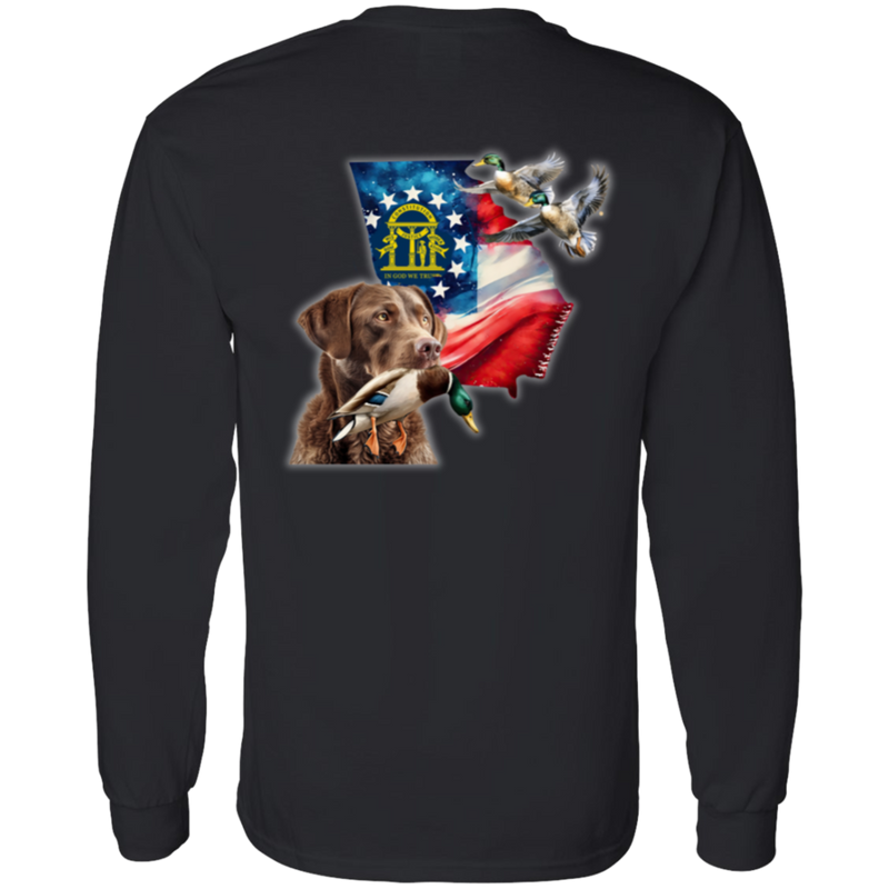 Georgia State Chesapeake Bay Retriever Long Sleeve