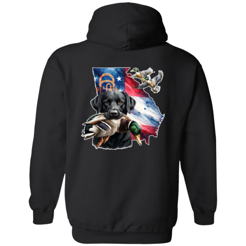 Georgia Black Labrador Hoodie