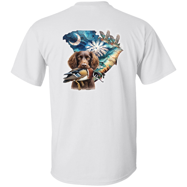 South Carolina Boykin Spaniel with Wood Duck Short Sleeve