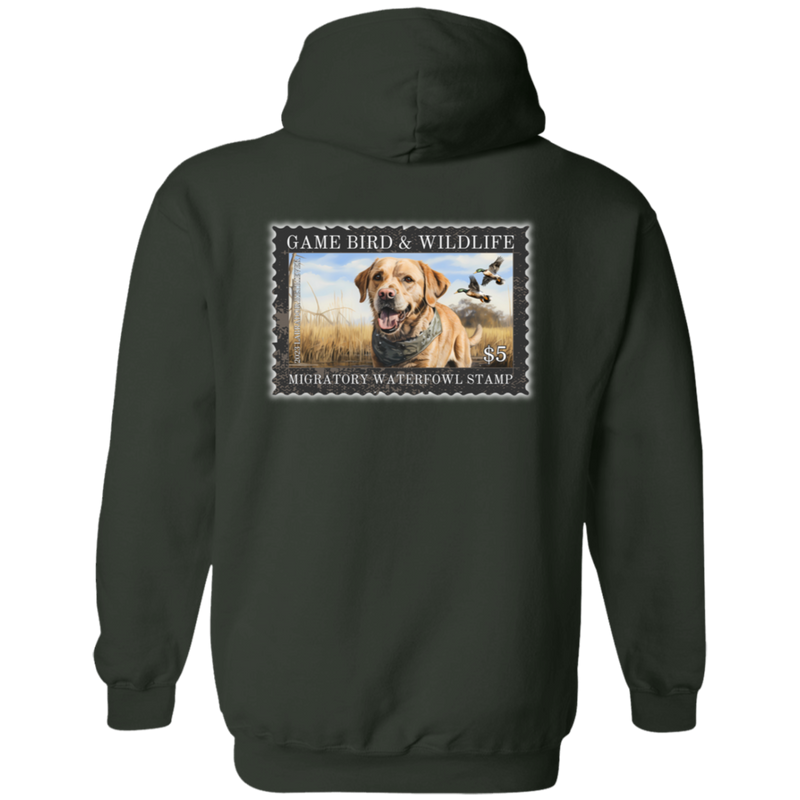 Labrador Retriever Mallard Duck Migratory Waterfowl Stamp Hoodie