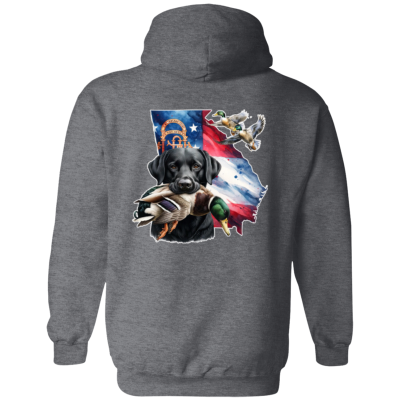 Georgia Black Labrador Hoodie