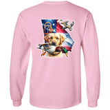 GEORGIA YELLOW LABRADOR RETRIEVER LONG SLEEVE T-SHIRT