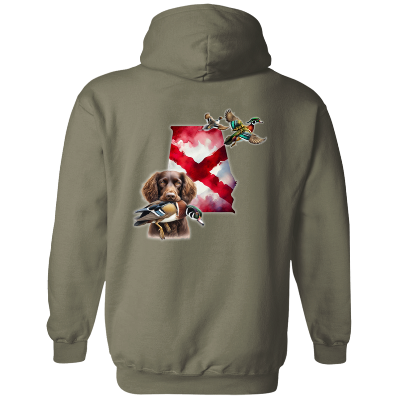 Alabama State with Boykin Spaniel Hoodie